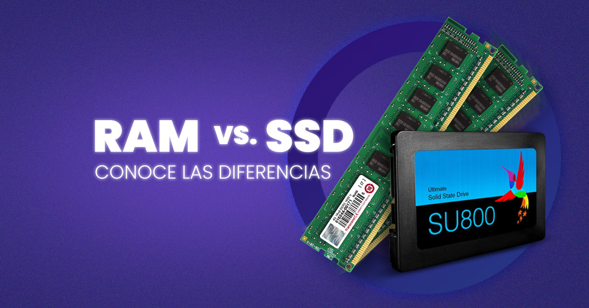 RAM vs SSD: ¿Cuál es la diferencia entre memoria y almacenamiento?