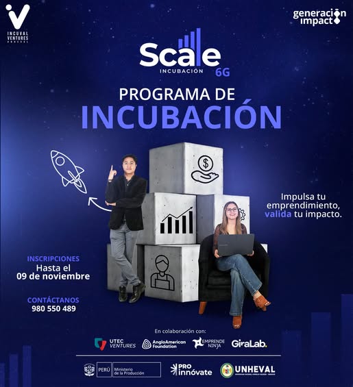 Lleva tu startup al siguiente nivel con SCALE 6G de Incuval Ventures