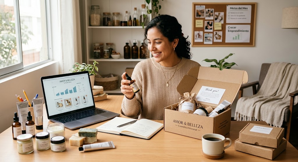 Emprende con productos de belleza sin salir de casa